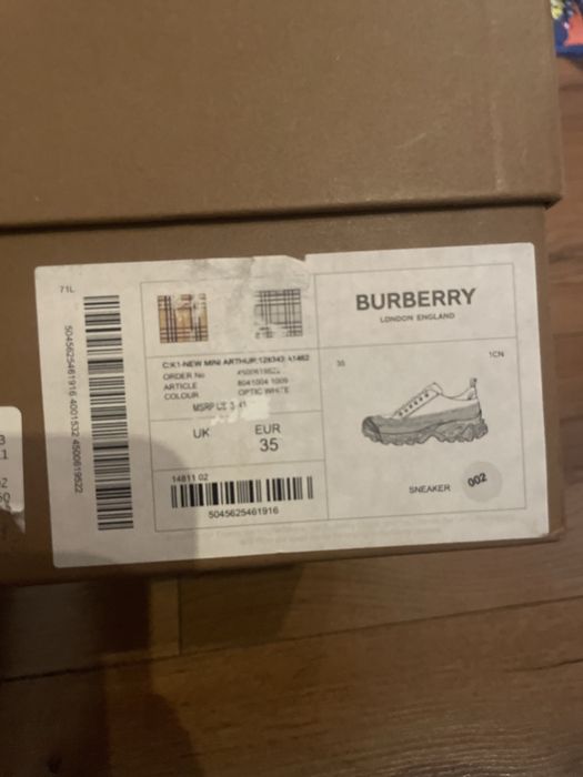 Burberry оригинални кецове