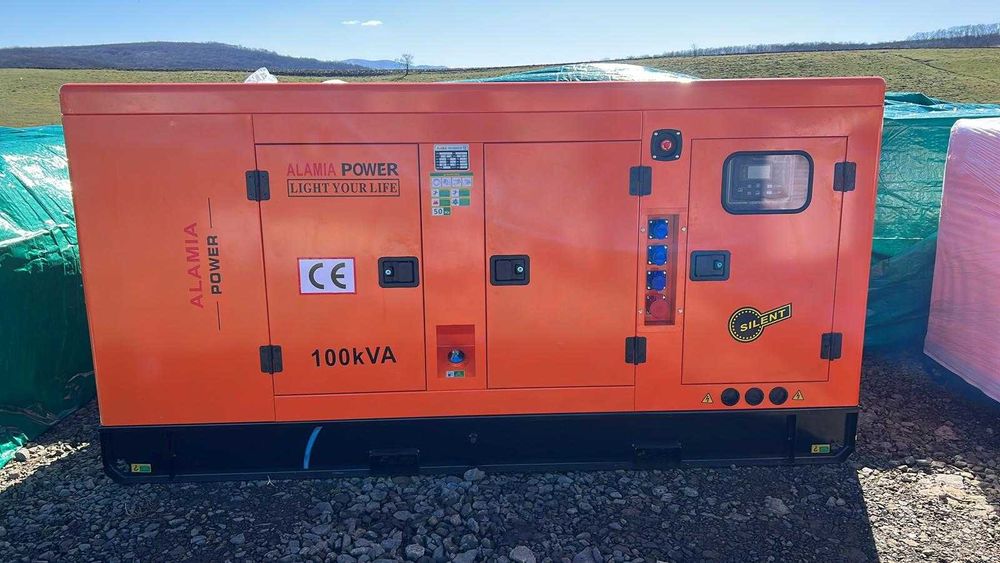 Stoc Generator Ricardo 100 kva - 88 kw an 2023, nou, rate TBI