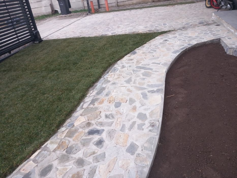 Gazon rulou/piatra decorativa,naturală/cascade