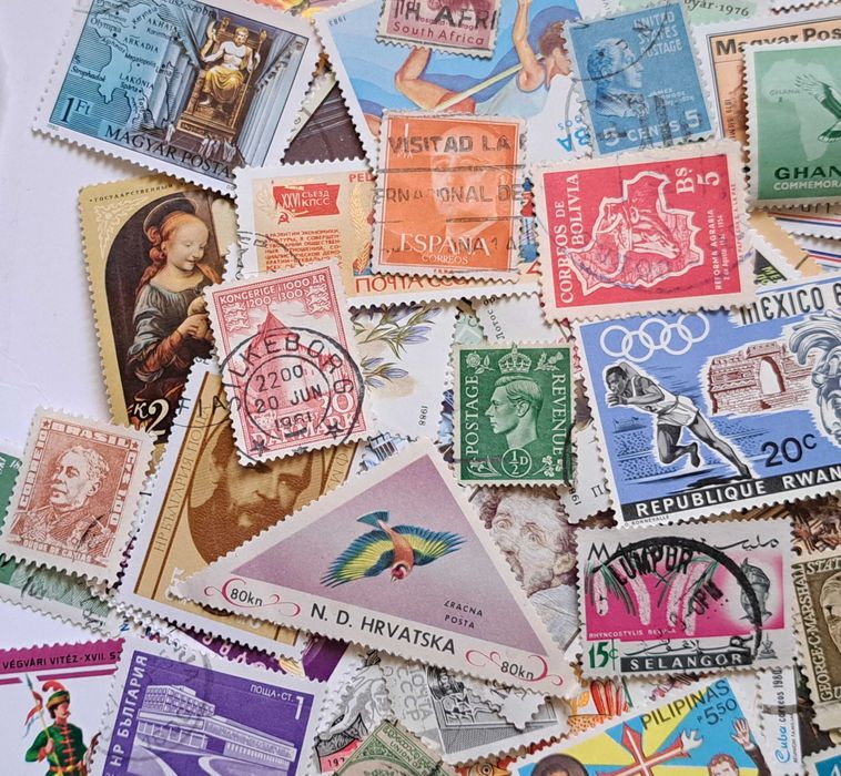 Лот различни пощенски марки над 150 бр., от началото на 20 век