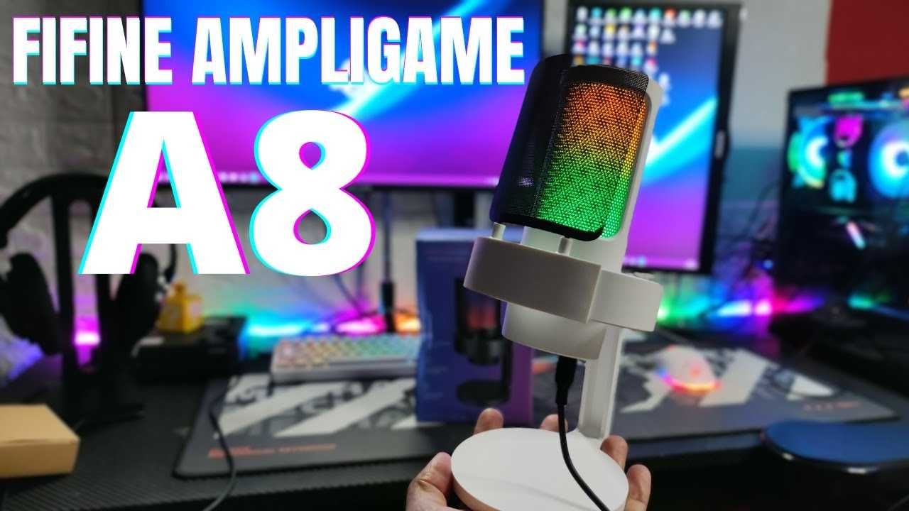 Fifine ampligame a8 конденсаторный микрофон испытай чистый звук: 550 ...