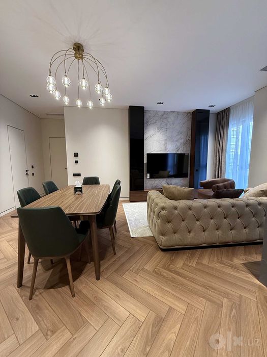 Mirabad Avenue — новая 3-комнатная 80 м², авторский ремонт, 2 балкона