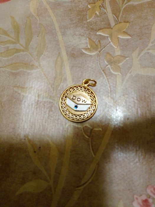 10-каратова златна висулка DOW CHEMICAL награда за служба