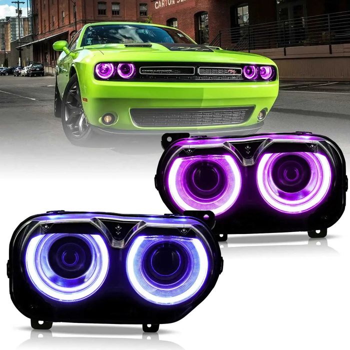 Комплект RGB фарове за Dodge Challenger 2015-