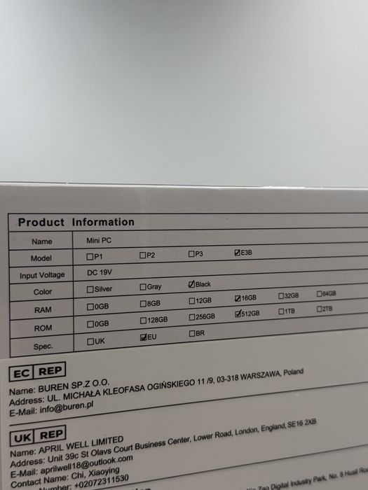 Mini PC NiPoGi E3B, AMD Ryzen 7 5825U Sigilat Oferta Pret