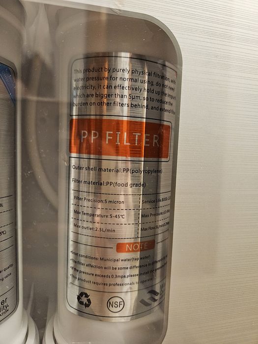 Statie de filtrare in 5 etape la 0.001 microni cu osmoza