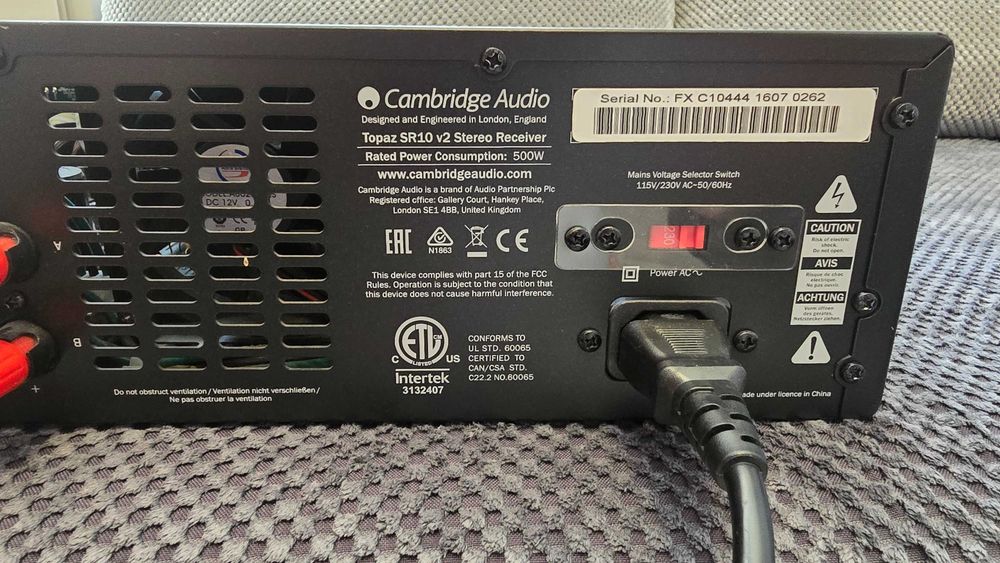 Cambridge Audio Topaz SR10 Stereo Audio amplifier receiver / Аудио ресивер / усилвател