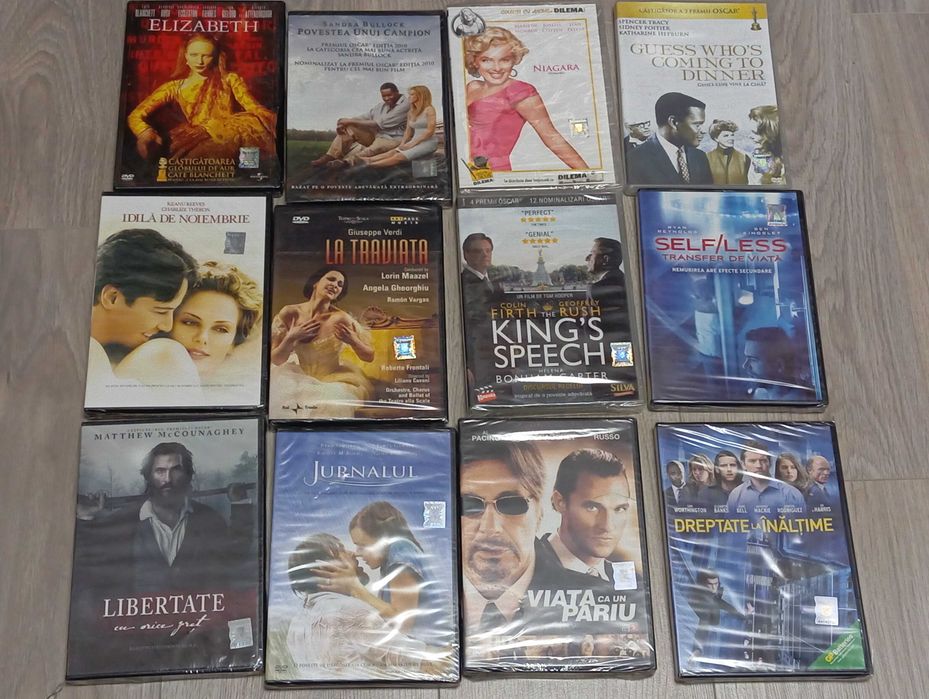 22 Filme DVD sigilate originale cu subtitrare română