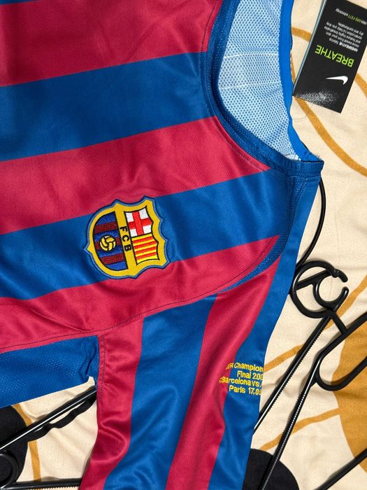 Tricou Ronaldinho Barcelona finala ucl 2006 champions league