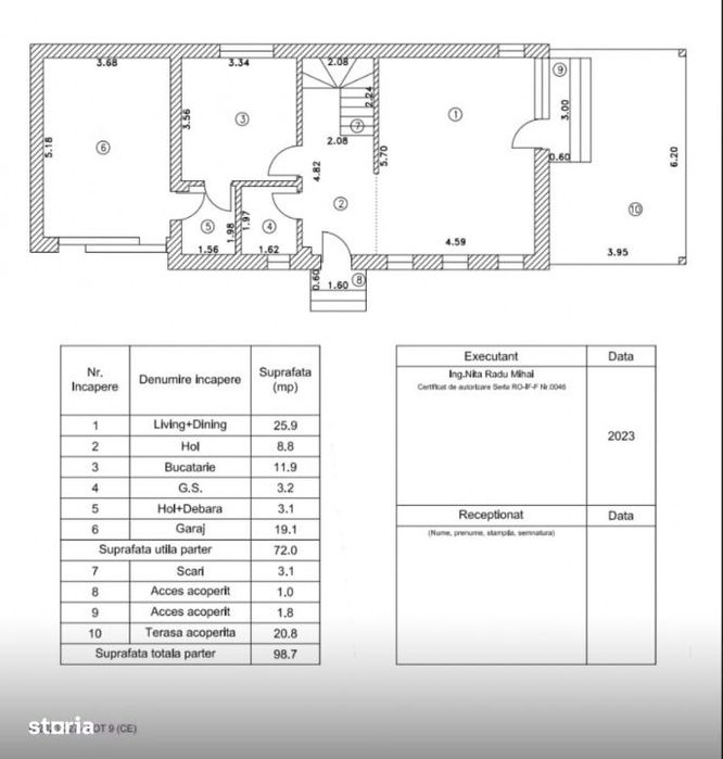 Casa individuala in Domnesti 4 camere,3 bai,153 mp utili, 400 mp teren