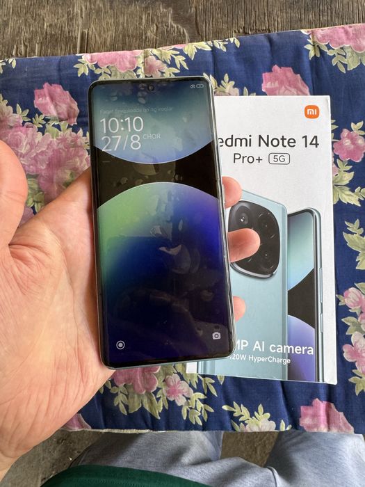 redmi not 14 pro + 5g 12.512g holati yengidek karopka dak kamplekt