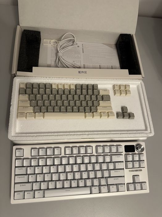 Tastatura Langtu LT84 Custom | Ecran + GIF | Wireless | Bluetooth | USB-C