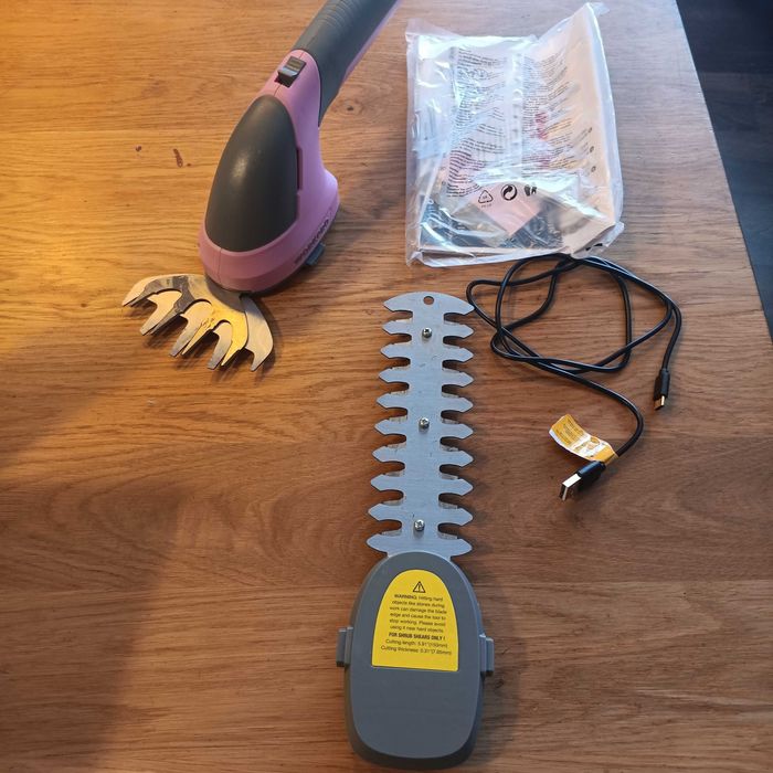 Aкумулаторна ножица за трева и храсти 2 в 1, 7.2V, 2000 mAh батерия