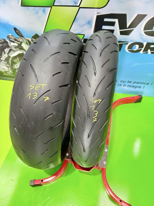Set Anvelope Moto 120 70 17 si 180 55 17 Dunlop 2022 Cauciuc Set137