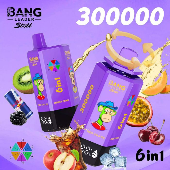 Vape 6 in 1 Sigilat | 300K, 300.000 Pufuri | Mai Multe Modele și Arome Disponibile | USB-C + LED