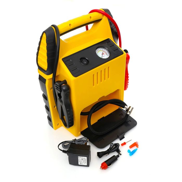 Robot pornire auto multifunctional, baterie incorporata 17Ah, starter,