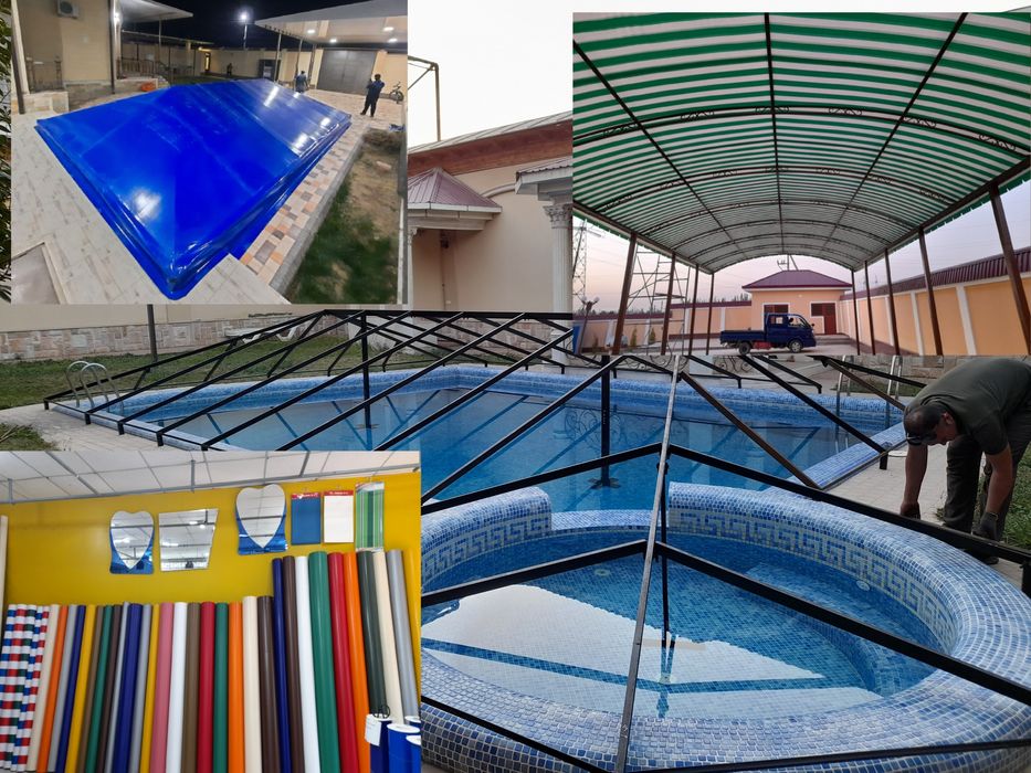 Баннер        Бассен  банер  тент  и  баннер  установка  карейски  и