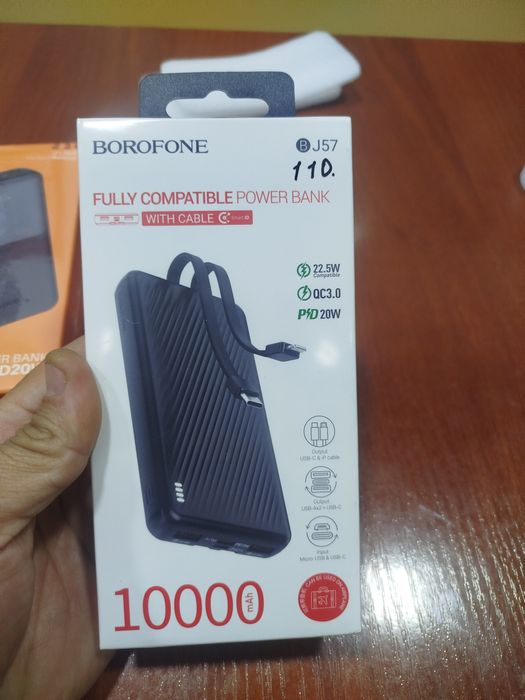 Power bankla sifatli. Dostavkayam bor