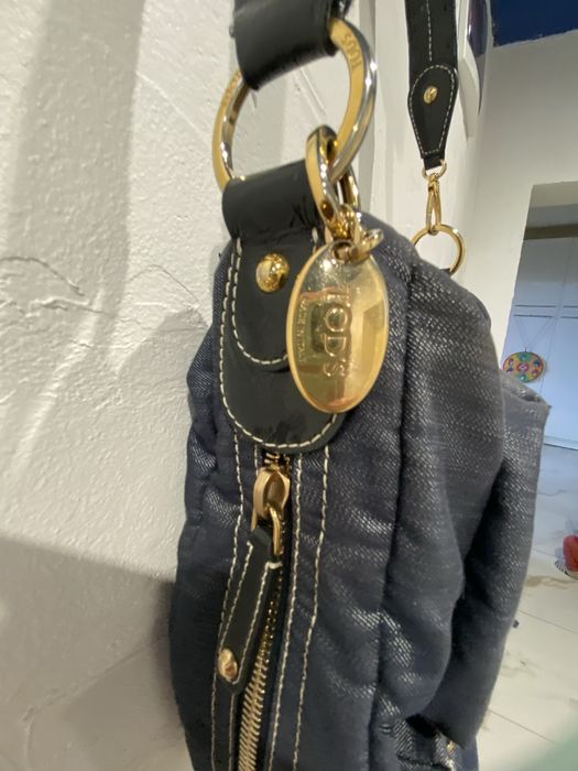 Оригинална чанта Tods деним