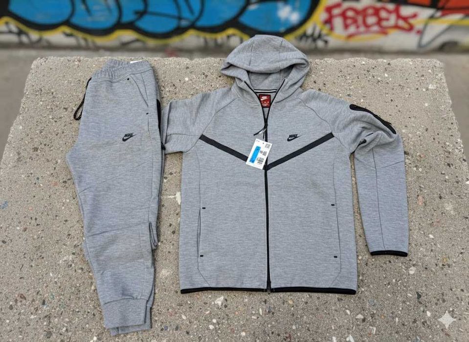 Trening Nike TECH Gri - Set Complet - Bumbac 100%