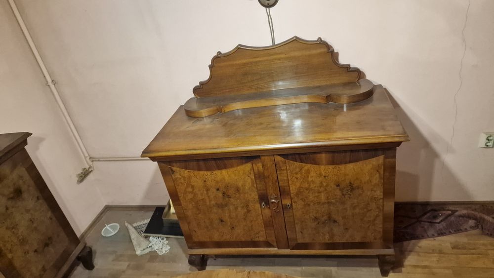 Mobilă veche din lemn – set vintage / mobilier de epocă