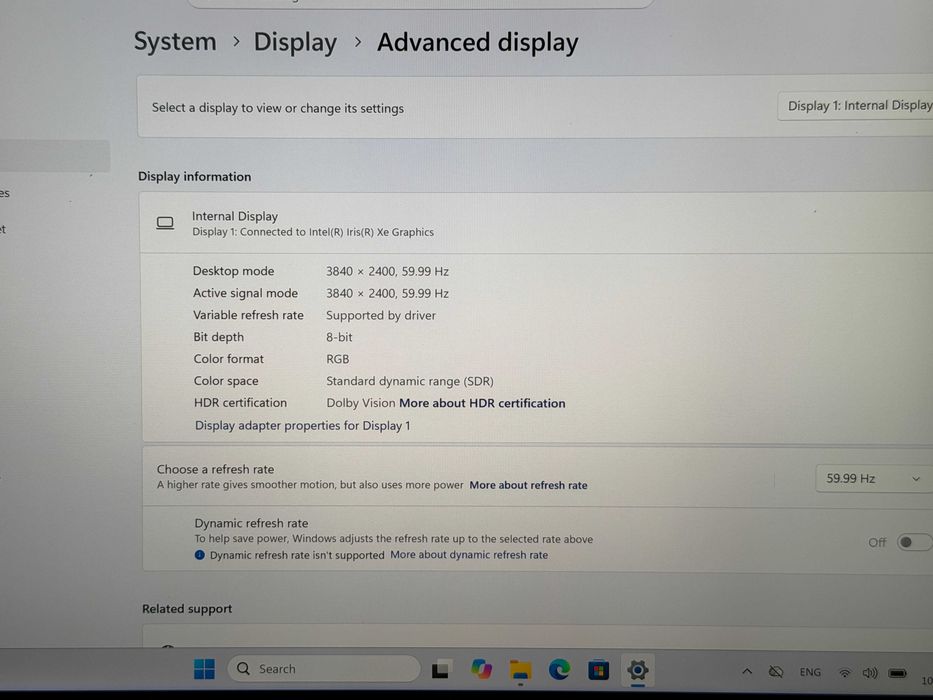 4k UHD+ Touch Dell XPS 9320`Core i7 1260P 16GB LPDDR5 512GB NVMe Като Нов
