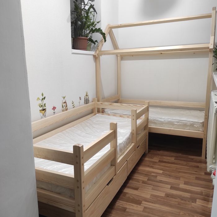 Изготавливаем кровати из дерева!