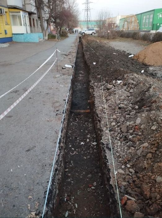 ТРАНШЕЙ СЕПТИК водопровод сантехника яма любой сложности