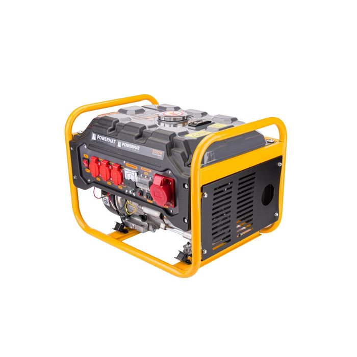 Generator de curent pe benzina 3 kw, 2 in 1, monofazic si trifazic,