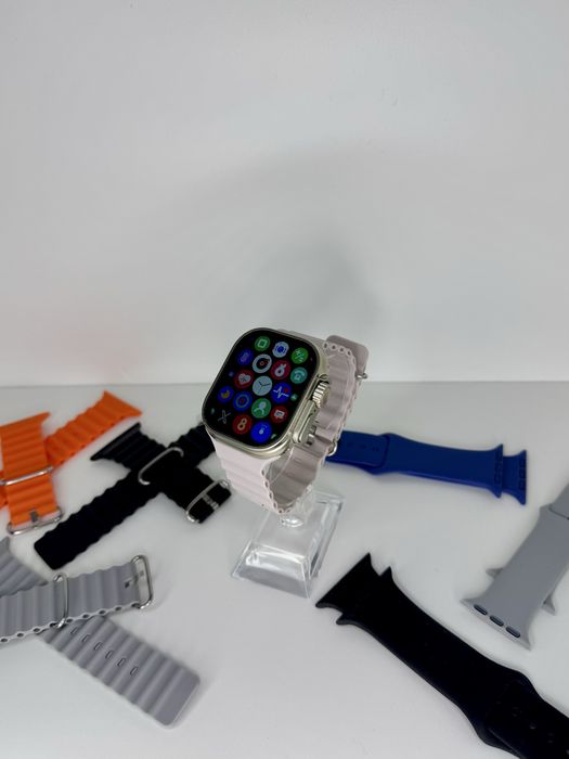 Smartwatch cu look de Applewatch Ultra + 7 curele CADOU