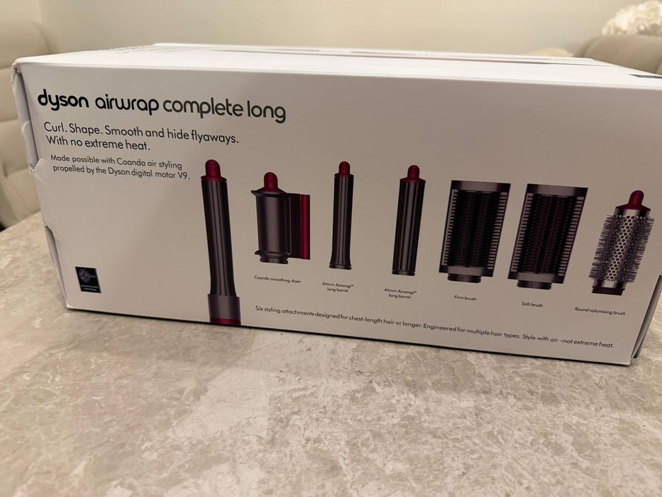 Dyson airwrap complete long pink