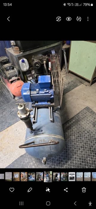 Compresoare curent 380 și 220 de 50 litri 100l litri  150 litrstare de