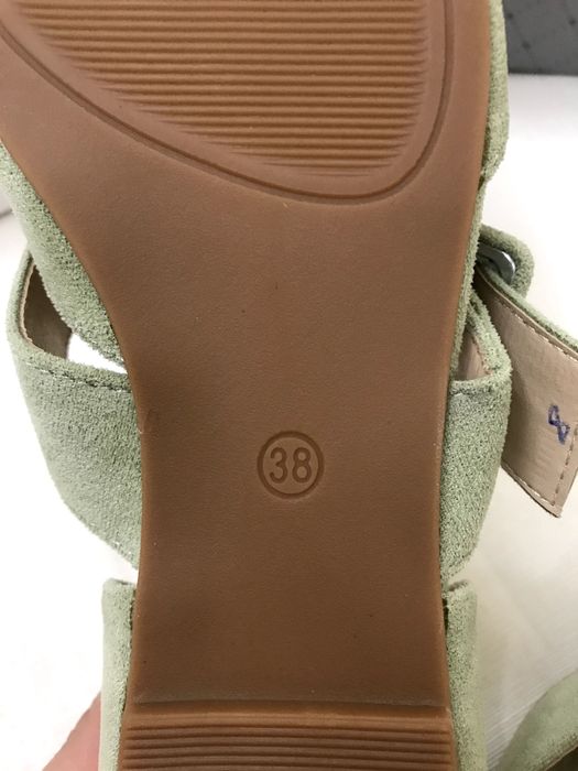 Pantofi Marco Tozzi noi, culoare fistic
