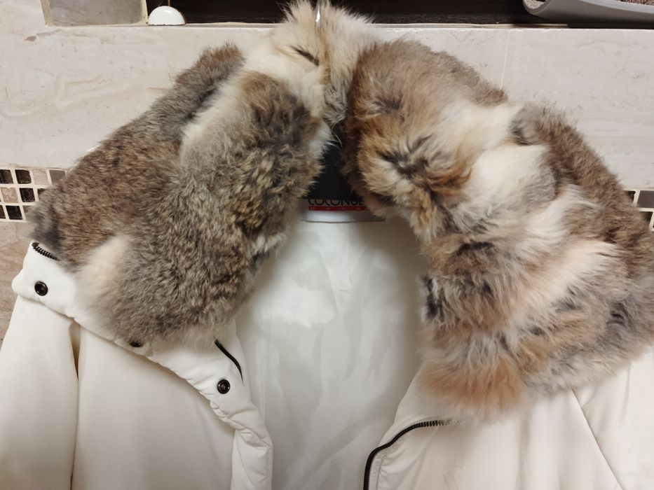 Jacheta cu blana iepure