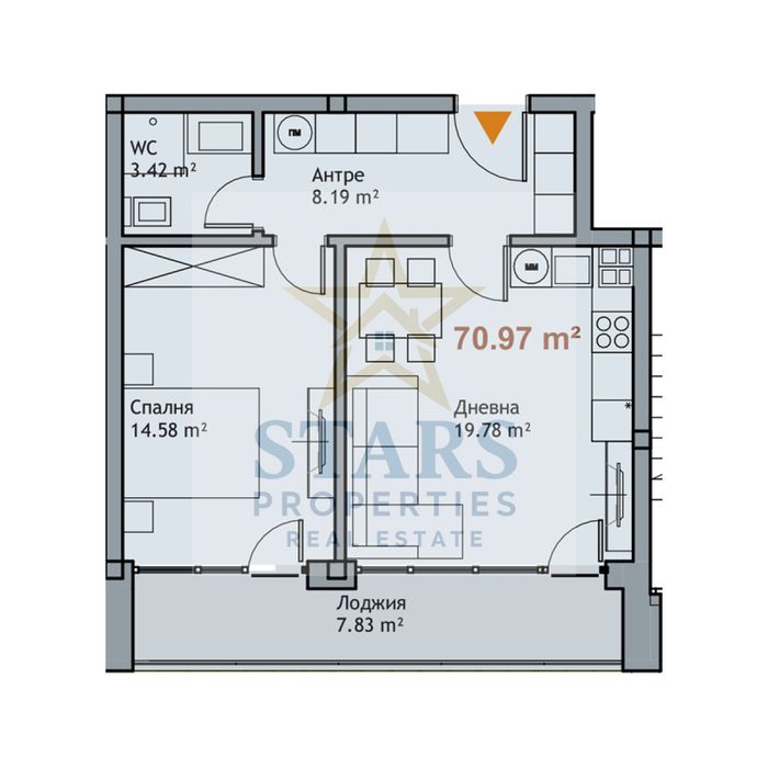 Продажба 2-стаен гр. Варна - м-т Ален мак 71m²