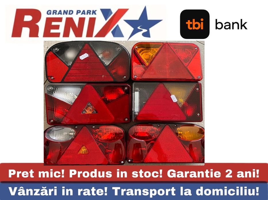 Lampa/stop  cu bec spate Remorca