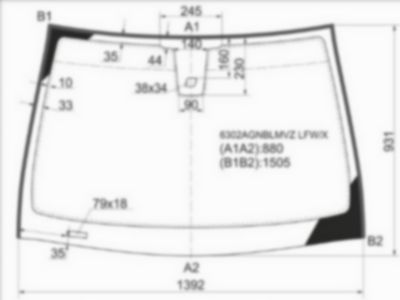 Стекло лобовое  Opel Astra