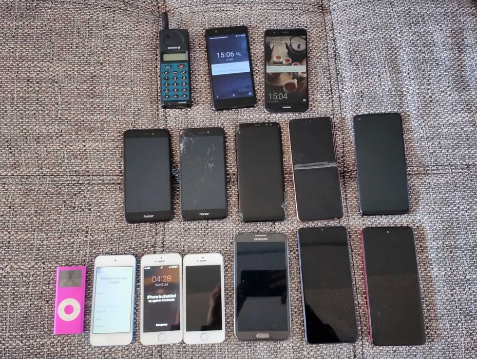 РАЗЧИСТВАНЕ ЛОТ GSM телефони за части