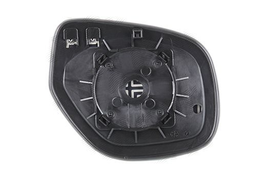 Geam oglinda Citroen C4 Aircross, 04.2012-, Mitsubishi Outlander (Cw0), 10.2009-09.2012, Peugeot 4008, 04.2012-, stanga/dreapta, culoare sticla crom, sticla convexa, cu incalzire,