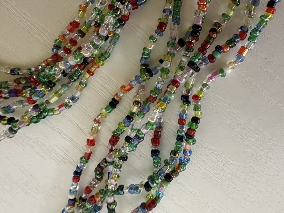 Бусы- украшение/ бисер/винтаж/ Чехословакия