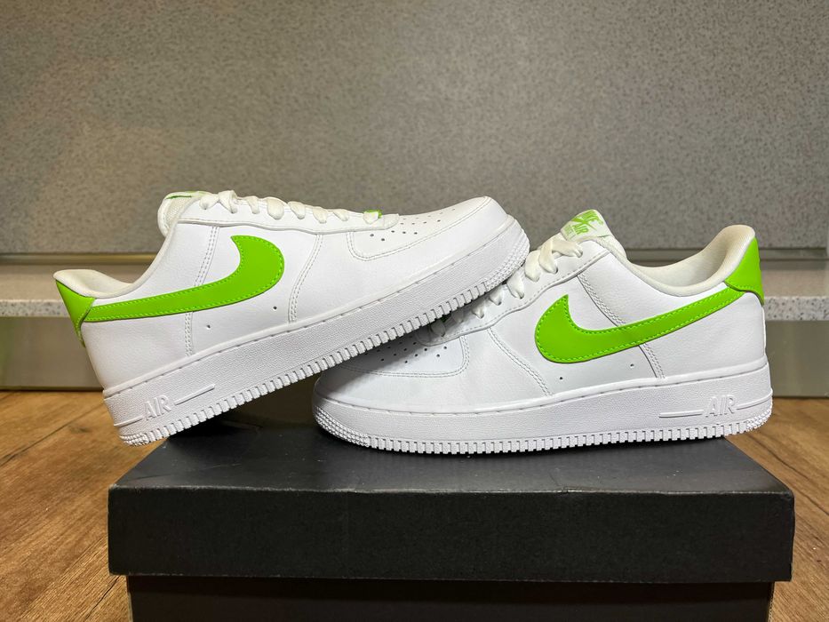ОРИГИНАЛНИ *** Nike Air Force 1 Low White Action Green