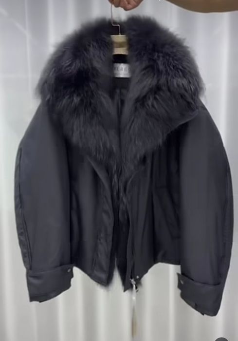 Куртка с натуральным мехом песца