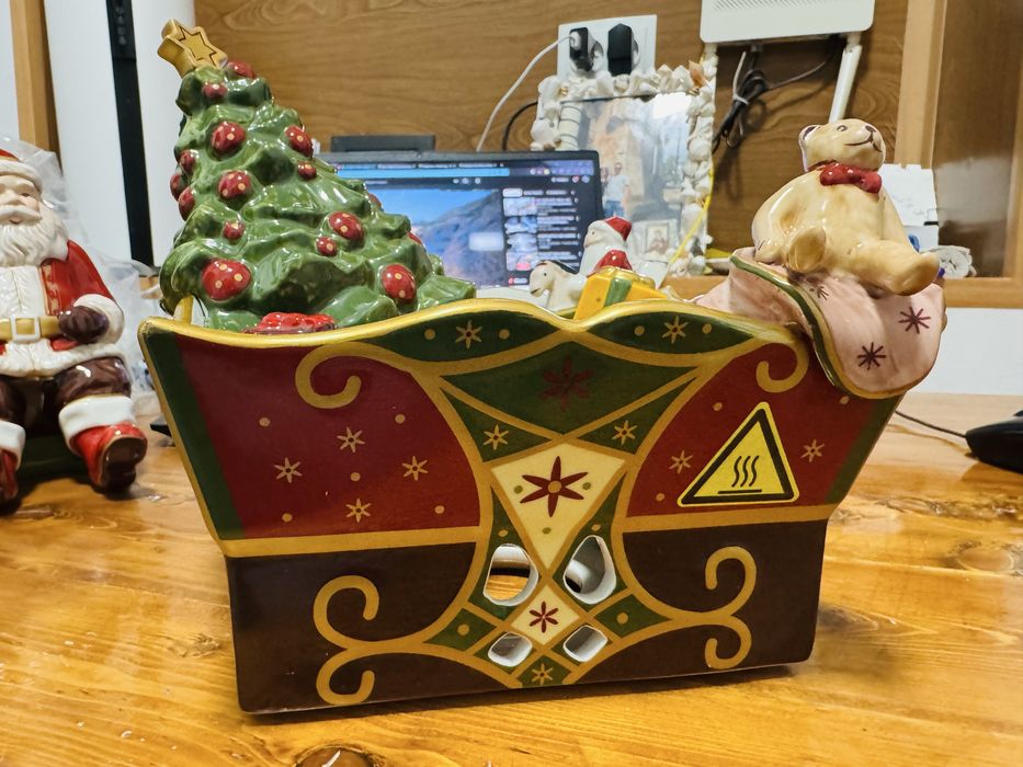 Villeroy & Boch: немецкий фарфор рождественские сани с музыкой