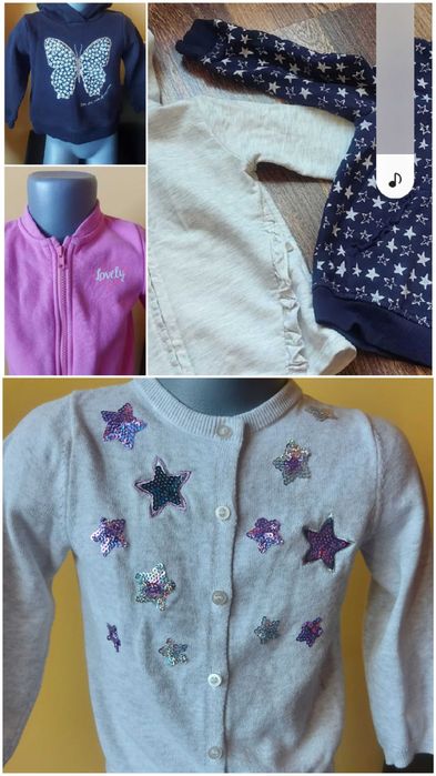 Детски ватирани суичъри и жилетка за момиче George ,H&М ,LC Waikiki,