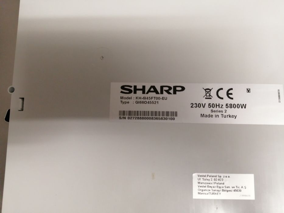 Plita inducție Sharp