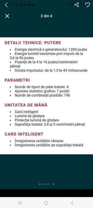 Aparat epilare definitiva SPL Yperion L600 !