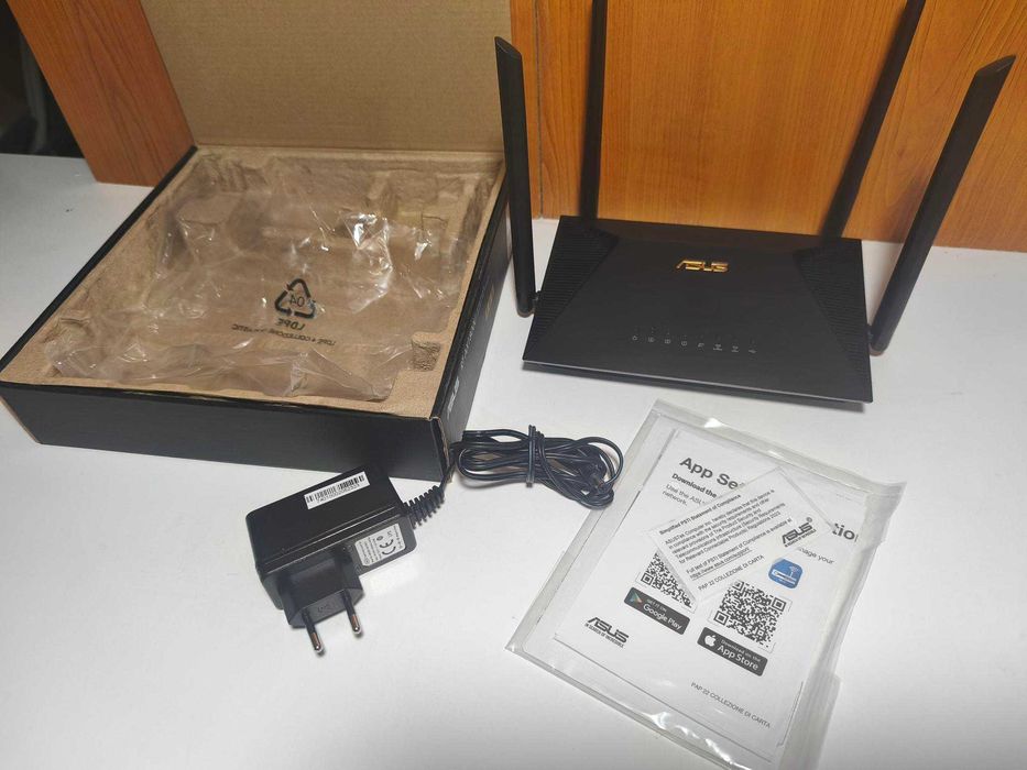 Router Wireless Gigabit ASUS RT-AX1800U, Wi-Fi 6, Dual-Band, AiMesh, Gigabit, suporta usb 4g