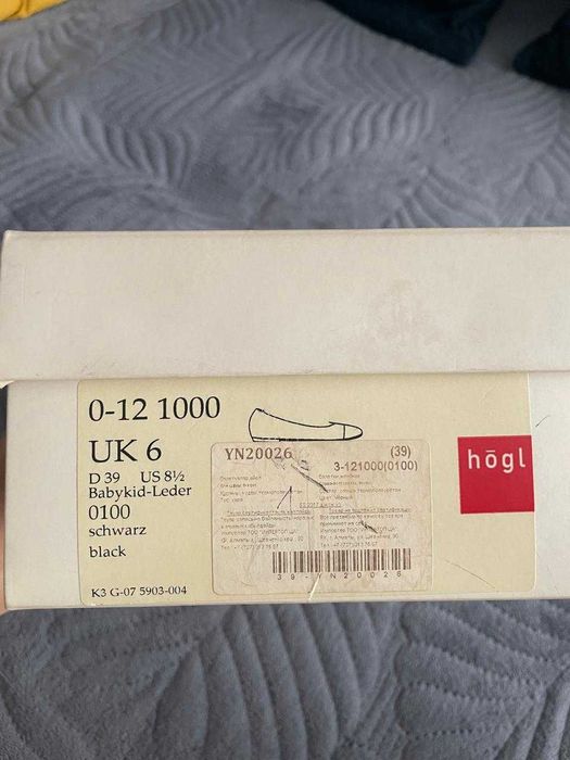 балетки HOGL- 39 размер-ORIGINAL