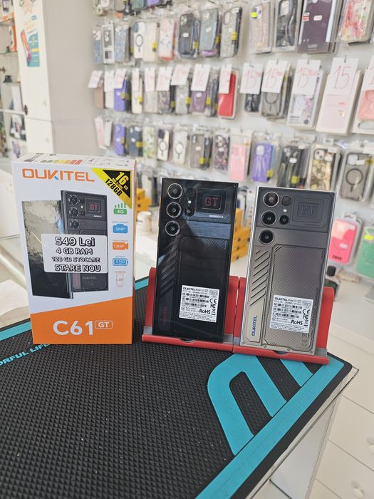 Oukitel C61 GT, 4/128 GB, Nou, 2 ani garanție