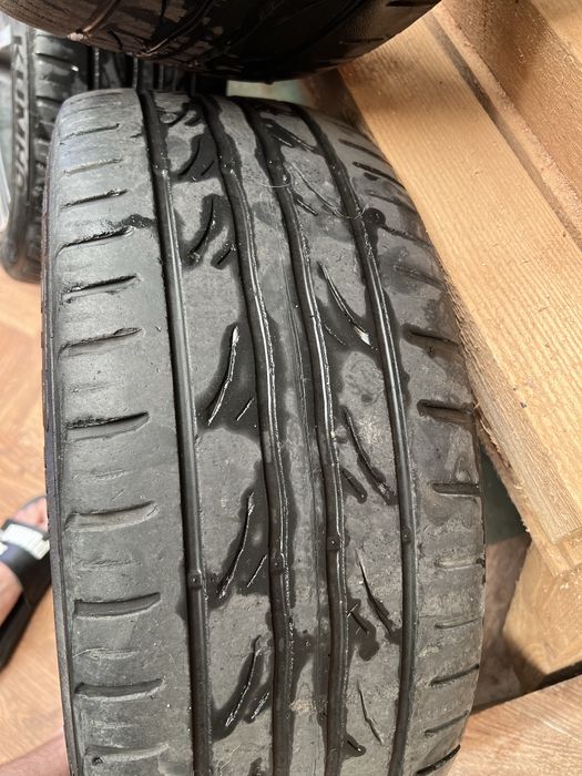 Set 4 Jante Carmani 17” + Kumho ECSTA PS31 225/45 R17 - O jantă îndoită